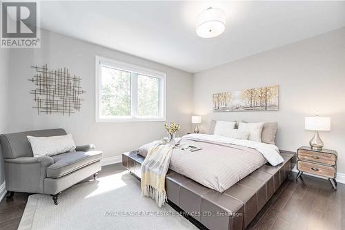 Fourth Bedroom with Hardwood Flooring - 1302 Hillview Crescent, Oakville, ON - Indoor Photo Showing Bedroom