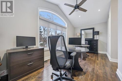 Private Primary Sitting Area w/ a Vaulted Ceiling - 1302 Hillview Crescent, Oakville, ON - Indoor Photo Showing Office