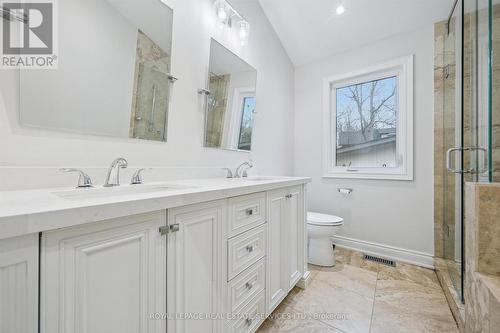 Spa-Inspired 5-PC Primary Ensuite w/Double Sinks - 1302 Hillview Crescent, Oakville, ON - Indoor Photo Showing Bathroom