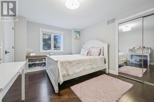 Second Bedroom with Hardwood Flooring - 1302 Hillview Crescent, Oakville, ON - Indoor Photo Showing Bedroom
