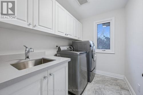 Convenient Upper Level Laundry Room - 1302 Hillview Crescent, Oakville, ON - Indoor Photo Showing Laundry Room
