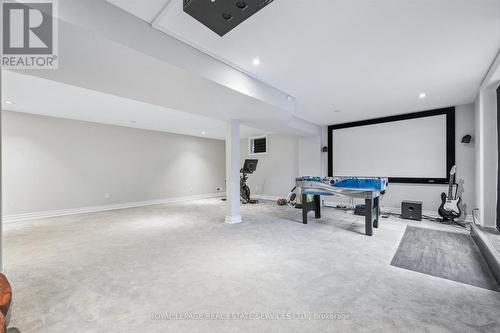 An Ideal Space for Family Movie or Game Nights - 1302 Hillview Crescent, Oakville, ON - Indoor Photo Showing Other Room