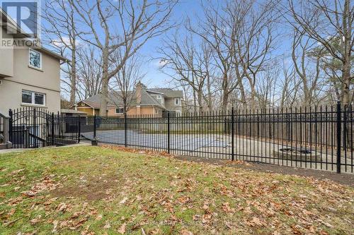 Heated Inground Pool with a Waterfall Feature - 1302 Hillview Crescent, Oakville, ON - Outdoor