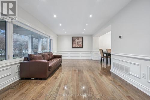Elegant Living Room with Expansive Picture Window - 1302 Hillview Crescent, Oakville, ON - Indoor Photo Showing Living Room