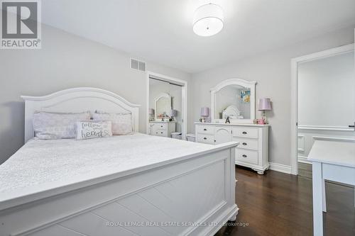 Second Bedroom with Hardwood Flooring - 1302 Hillview Crescent, Oakville, ON - Indoor Photo Showing Bedroom