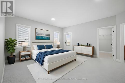 virtually staged - 159 Gerber Meadows Drive, Wellesley, ON - Indoor Photo Showing Bedroom