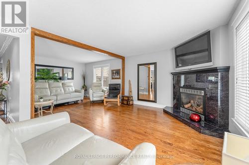 16 Sagamore Court, Ottawa, ON - Indoor Photo Showing Living Room With Fireplace