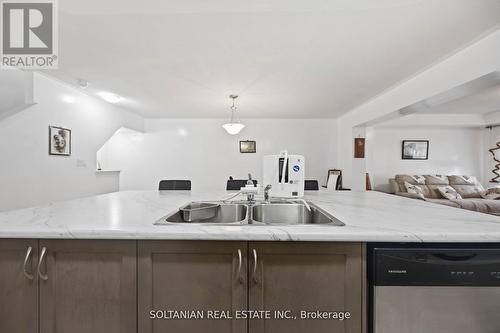 1103 Silk Street, Pickering, ON - Indoor Photo Showing Kitchen With Double Sink