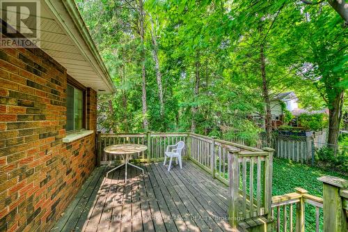 Backyard Deck - 455 Canterbury Crescent, Oakville (Fd Ford), ON - Outdoor With Deck Patio Veranda