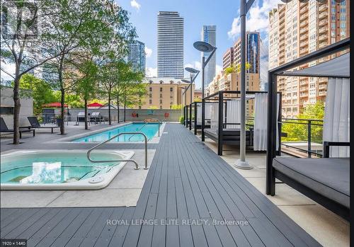110 Charles Street E, Toronto, ON - Outdoor With In Ground Pool