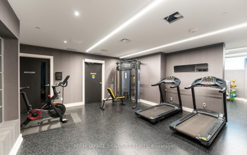408-1 Cardiff Road, Toronto, ON - Indoor Photo Showing Gym Room