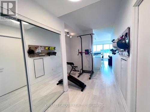Ensuite Laundry - 2302 - 51 East Liberty Street, Toronto, ON - Indoor Photo Showing Gym Room