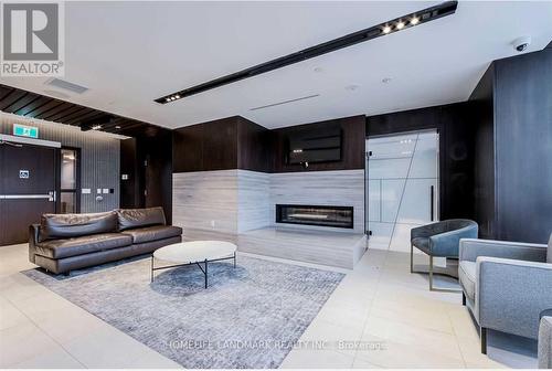1506 - 2 Sonic Way, Toronto, ON - Indoor With Fireplace