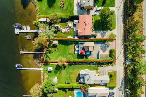 Photo aérienne - 10327 Rue Des Riverains, Sherbrooke (Brompton/Rock Forest/Saint-Élie/Deauville), QC - Outdoor With Body Of Water With View