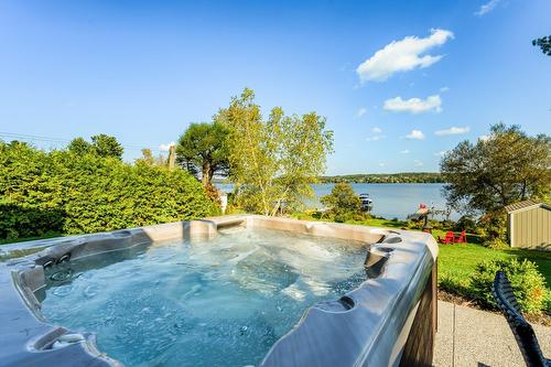 Spa - 10327 Rue Des Riverains, Sherbrooke (Brompton/Rock Forest/Saint-Élie/Deauville), QC - Outdoor With Body Of Water With View