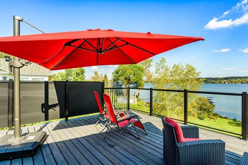 Terrasse - 10327 Rue Des Riverains, Sherbrooke (Brompton/Rock Forest/Saint-Élie/Deauville), QC - Outdoor With Body Of Water With Deck Patio Veranda With Exterior