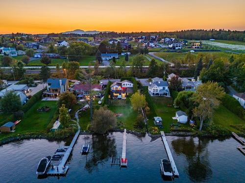 Photo aérienne - 10327 Rue Des Riverains, Sherbrooke (Brompton/Rock Forest/Saint-Élie/Deauville), QC - Outdoor With Body Of Water With View