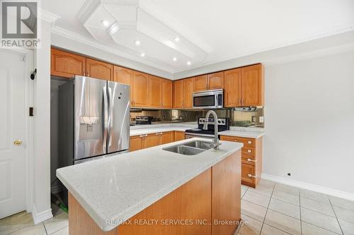 244 Brisdale Drive, Brampton, ON - Indoor Photo Showing Kitchen With Double Sink