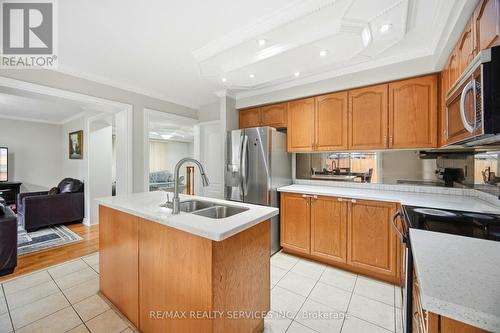 244 Brisdale Drive, Brampton, ON - Indoor Photo Showing Kitchen With Double Sink