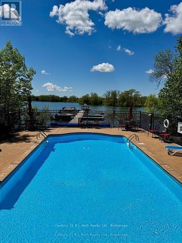 Clubhouse Pool! - 16 - 5 Invermara Court, Orillia, ON - Outdoor With In Ground Pool With View