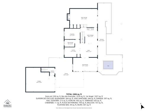 Floor Plan - 307 Ch. Des Aigles, Nominingue, QC - Other