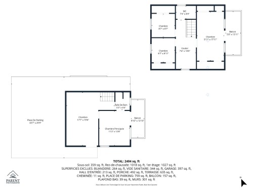 Floor Plan - 307 Ch. Des Aigles, Nominingue, QC - Other