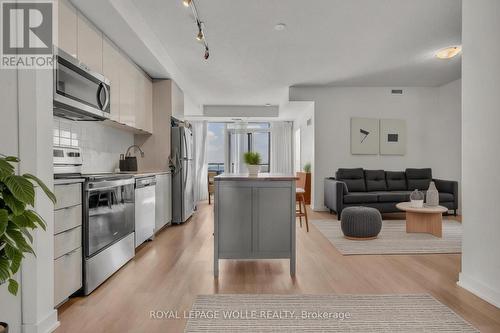 412 - 859 The Queensway, Toronto, ON - Indoor Photo Showing Kitchen With Stainless Steel Kitchen