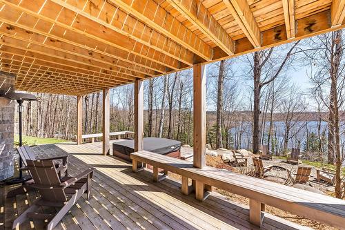 Patio - 251 Ch. Des Bosquets-Fleuris, Stanstead - Canton, QC - Outdoor With Deck Patio Veranda With Exterior