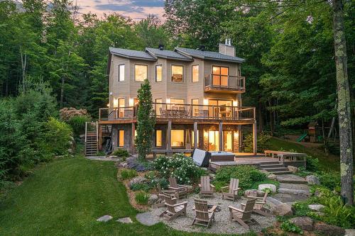 Face arrière - 251 Ch. Des Bosquets-Fleuris, Stanstead - Canton, QC - Outdoor With Balcony