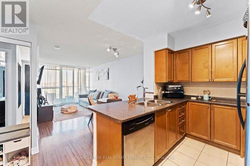 1103 - 225 Sherway Gardens Road, Toronto, ON - Indoor Photo Showing Kitchen With Double Sink