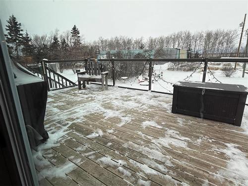 223627 Airport Road E, Swan River, MB - Outdoor With Deck Patio Veranda