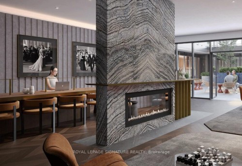 507-500 Dupont Street, Toronto, ON - Indoor Photo Showing Living Room With Fireplace