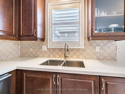 27 Permafrost Drive, Brampton, ON - Indoor Photo Showing Kitchen With Double Sink