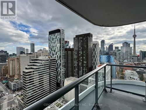 2805 - 280 Dundas Street W, Toronto, ON - Outdoor With Balcony With View