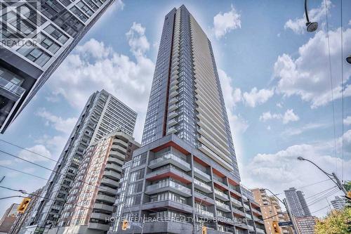 3505 - 159 Dundas Street E, Toronto, ON - Outdoor With Balcony With Facade