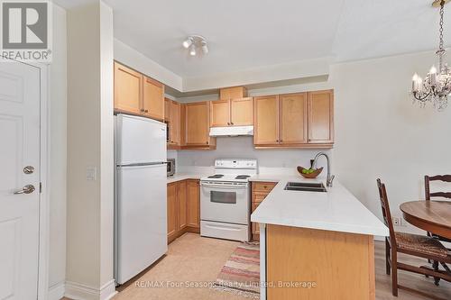 310 - 91 Raglan Street, Collingwood, ON - Indoor Photo Showing Kitchen With Double Sink