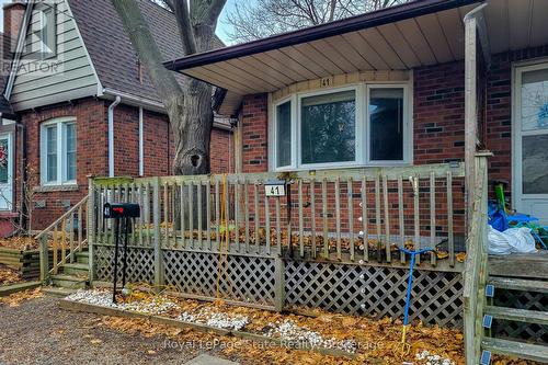 41 Lake Avenue Drive N, Hamilton (Riverdale), ON - Outdoor With Deck Patio Veranda