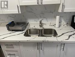 Quartz counter tops and undermount double sink - 