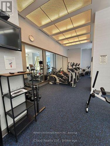 2504 - 181 Wynford Drive, Toronto, ON - Indoor Photo Showing Gym Room