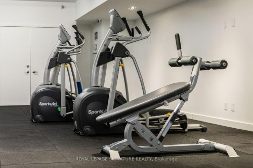 2121E-36 Lisgar Street, Toronto, ON - Indoor Photo Showing Gym Room