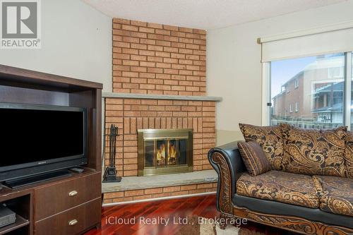 66 Dutch Crescent, Brampton, ON - Indoor Photo Showing Living Room With Fireplace