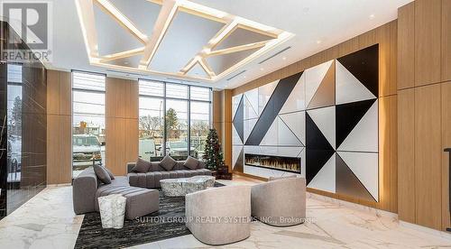 210 - 204 Burnhamthorpe Road E, Mississauga, ON - Indoor With Fireplace