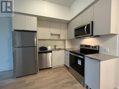 210 - 204 Burnhamthorpe Road E, Mississauga, ON - Indoor Photo Showing Kitchen With Upgraded Kitchen