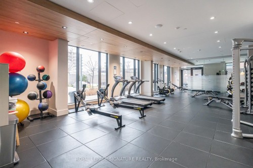 207-21 Park Street E, Mississauga, ON - Indoor Photo Showing Gym Room