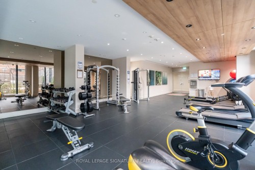 207-21 Park Street E, Mississauga, ON - Indoor Photo Showing Gym Room