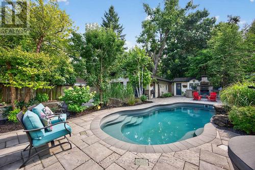 108 Owen Street, Barrie, ON - Outdoor With In Ground Pool With Backyard