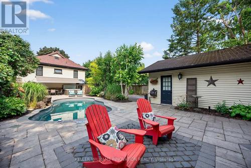 108 Owen Street, Barrie, ON - Outdoor With In Ground Pool With Deck Patio Veranda With Exterior