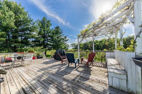 Terrasse - 136 Rg Grand-Sabrevois, Sainte-Anne-De-Sabrevois, QC - Outdoor With Deck Patio Veranda