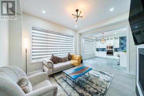 3444 Mosley Gate, Oakville, ON - Indoor Photo Showing Living Room With Fireplace
