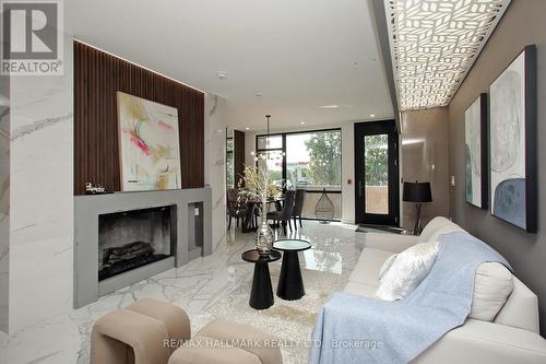 4B Owen Street, Toronto, ON - Indoor Photo Showing Other Room With Fireplace